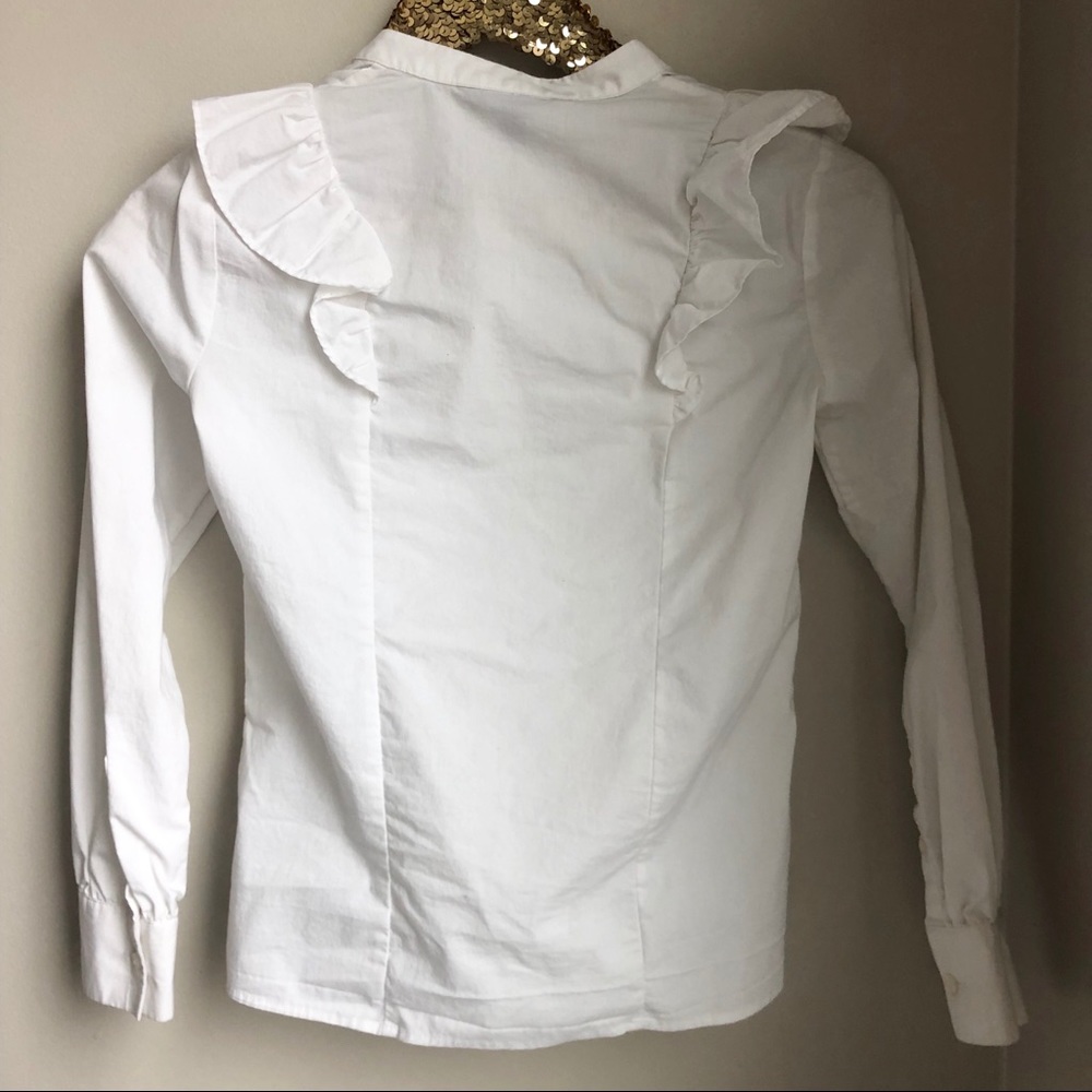 Banana Republic Riley Ruffle Front Shirt - Picture 6 of 8